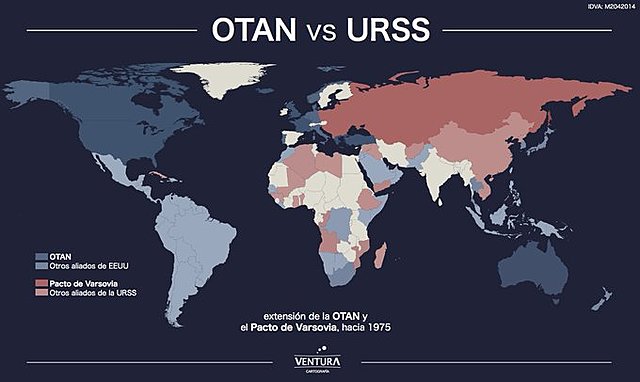 1945: "Guerra Fría"  División del mundo en bloques: Capitalismo: EE.UU. Socialismo: URSS.- Batalla de Berlín: Rendición de la capital alemana en la Segunda Guerra Mundial, entrada de los soviéticos a Berlín.