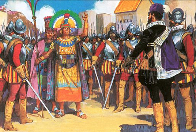 Pizzaro seized Atahualpa