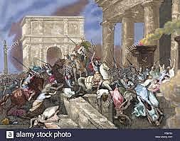 I Visigoti saccheggiano Roma