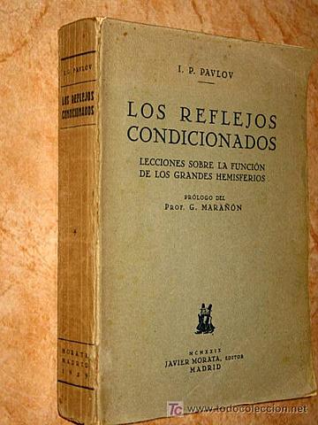 Pavlov publica su libro “Reflejos condicionados”