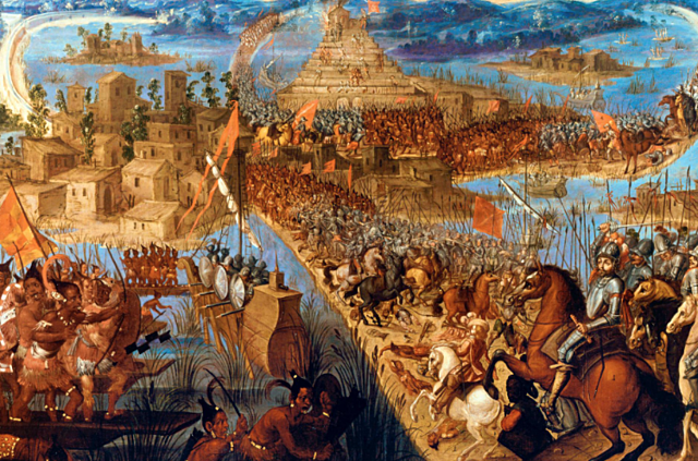 The fall of the Aztec