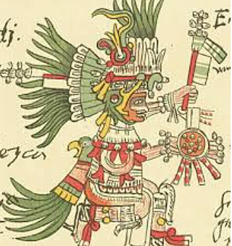 The Aztecs leave their city