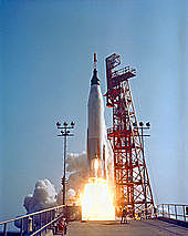 Neil Armstrong works on the Mercury 9 Project.