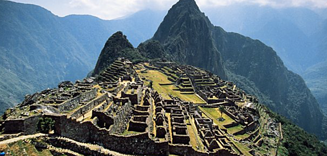 Machu Picchu is built