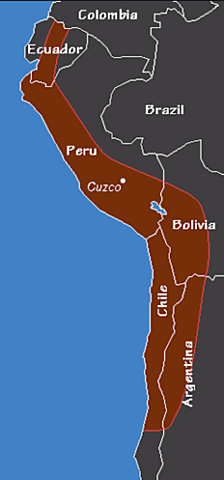 The peak of the Inca