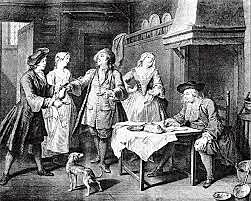 Arrivée de la première famille française