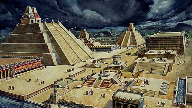 The Aztec civilization began