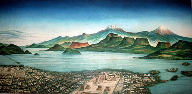 Severe floods in Tenochtitlán