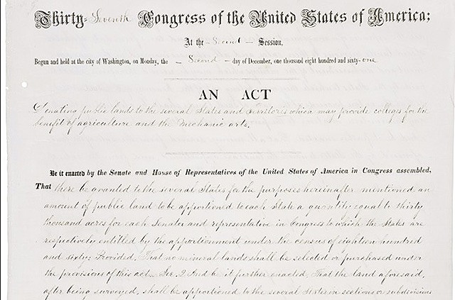 Morrill Act of 1862