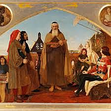 John Wycliffe argued the Bible was the highest religous authority-not the pope