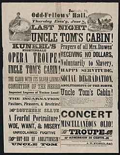 Publication of uncle toms cabin