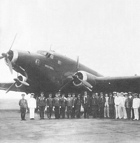 Primer vuelo de Roma-Tokio.