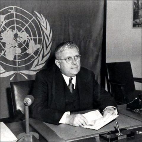 Dr Evat as President of the General Assembly of The UN