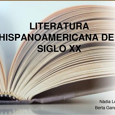 Timeline: LA LITERATURA HISPANOAMERICANA