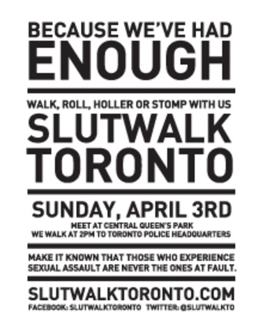 First SlutWalk in Toronto