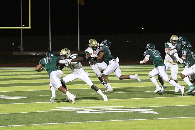 Choose to play football again and ended up at Eastern New Mexico university