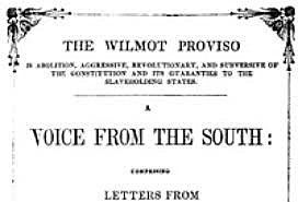 Wilmot Proviso Proposed