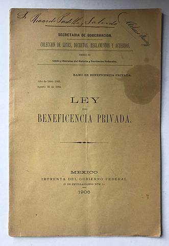 Ley de beneficencia privada