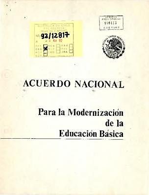 Acuerdo para la modernización de la Educación Básica