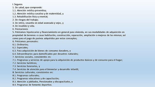 Nueva Ley del ISSSTE 2007