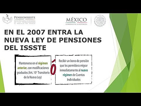 Nueva Ley del ISSSTE 2007