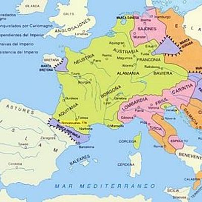 Timeline: De San Agustín al Imperio Carolingio