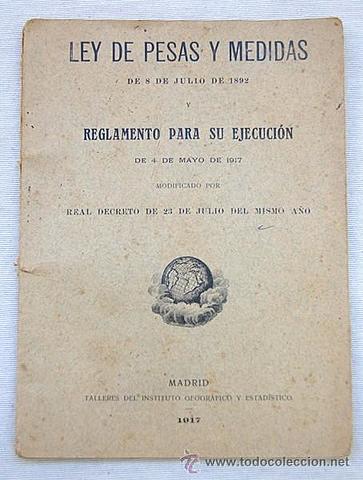 Ley de Pesas y Medidas