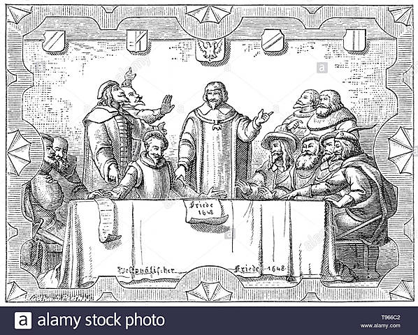 Se firma el Tratado de Westfalia, independencia de las Provincias Unidas de los Países Bajos. España conserva Flandes