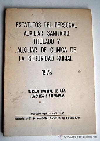 Aprobación del Estatuto Sanitario Español