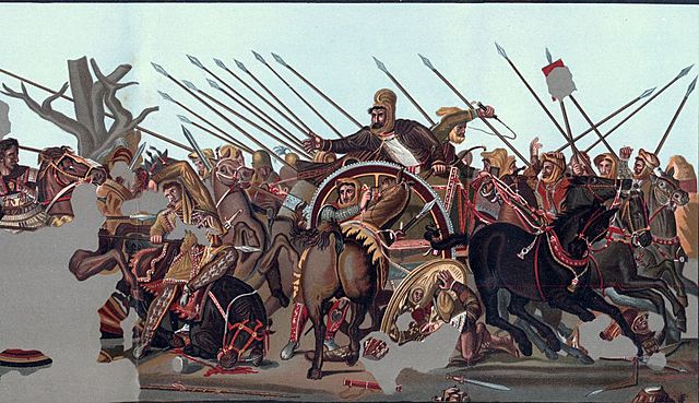 El rey macedonio Alejandro Magno derrota a Dario III,poniendo fin al imperio persa.