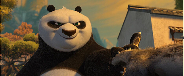 Po fights Tai Lung, and wins