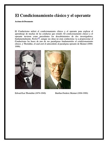 De Thorndike a Skinner: primeros estudios en condicionamiento operante