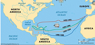 Christopher Columbus-Sailed for Spain