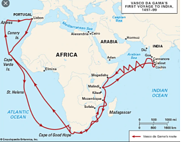 Vasco De Gama-Sailed for Portugal