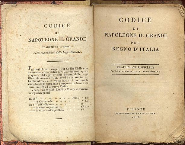 Codice civile napoleonico