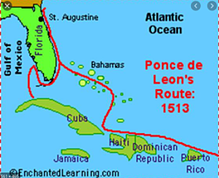 Juan Ponce de Leon-Sailed for Spain