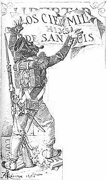 Se crea el ejercito de los 100.000 hijos de San Luis