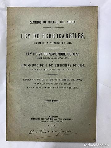 Ley de ferrocarril