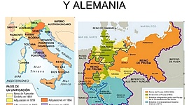 Timeline: Unificación de los estados italianos y alemanes