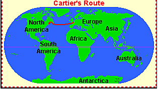 Jacques Cartier-Sailed for France