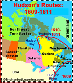 Henry Hudson-Sailed for England