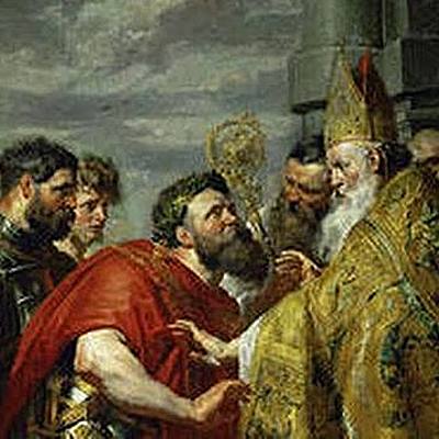 Timeline: Linea del tiempo de San Agustín y termina en el Imperio carolingio. Por Patricia Hernández Caamal.