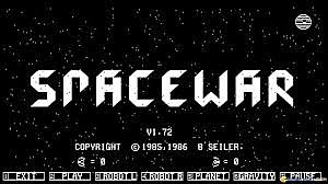 Spacewar PRIMER JUEGO de computadora
