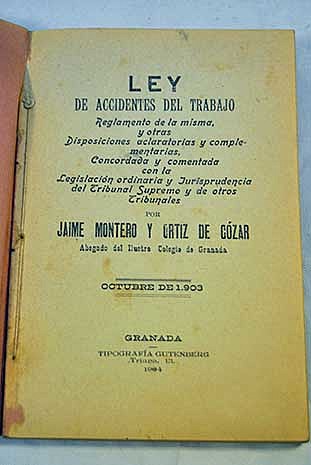 Ley sobre Accidentes de Trabajo