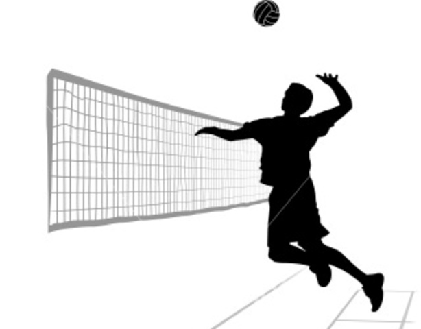 Teletubbies en práctica de Voleyball