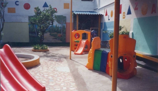 Instalação da Jr no Prédio em Frente