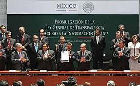 promulgó la Ley General de Transparencia y Acceso a la Información Pública.