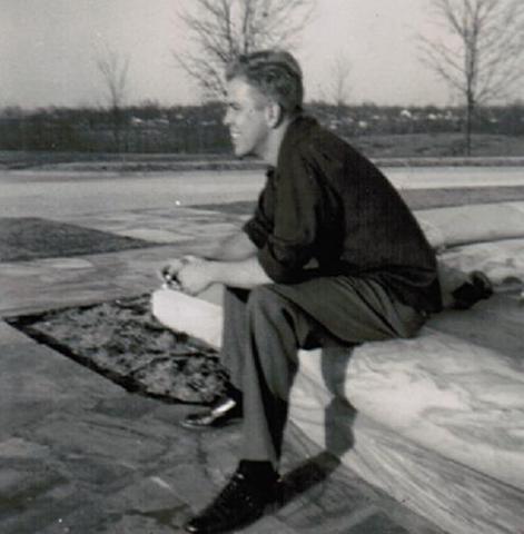 Dad on his honeymoon