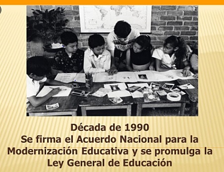 ACUERDO PARA LA MODERNIZACIÓN DE LA EDUCACIÓN BÁSICA 1990
