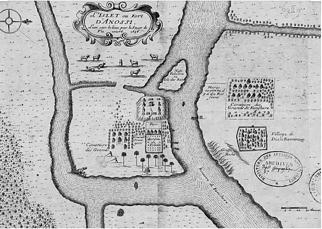 The large island of Madagascar